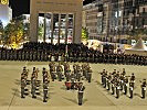 Die Militärmusik Tirol begeisterte am Landhausplatz.