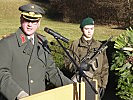 Militärkommandant Zöllner versicherte, dass die Gedenkarbeit für alle Opfer verbrecherischer Gewalt in militärischen Liegenschaften ein besonderes Anliegen darstelle.
