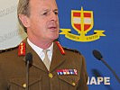 General Shirreff sprach über die gemeinsamen budgetären Zwänge der Streitkräfte aller EU- und NATO-Staaten.
