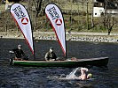Im steirischen Grundlsee schwamm Köberl als erster Österreicher die "Ice-Mile".