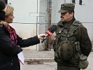 Bataillonskommandant Oberst Michael Miggitsch gibt in einem Interview Auskunft über die Leistungen seiner Soldaten.