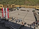 Am Antreteplatz in der Standschützen-Kaserne fand der Festakt statt.