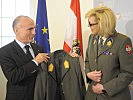 Erste Frau im Generalsrang im Österreichischen Bundesheer: Brigadier Dr. Andrea Leitgeb.