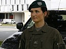 Zugsführer Jasmin Puchwein kann sich im soldatischen Umfeld behaupten.