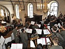 Die Militärmusik Vorarlberg begleitete musikalisch die feierliche Messe.