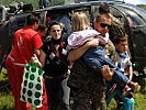 Bundesheer-Hubschrauber retteten bereits mehr als 800 Personen in Bosnien.