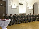 Die Absolventen des "3. Masterstudiengangs Militärische Führung".
