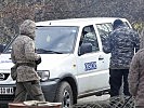 Training: Die OSZE-Beobachter treffen auf aggressive Rebellen.