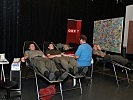 In den Räumlichkeiten des ORF-Landesstudios Tirol fand die Blutspendeaktion statt.