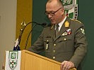 Der steirische Militärkommandant bei seiner Neujahrsansprache