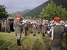 Der "Große Österreichische Zapfenstreich", dargeboten von den Soldaten der Gardemusik.