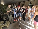 Der schwere Granatwerfer des Jägerbataillon 23 interessierte die mehr als 500 Schüler sehr.
