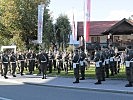 Die Militärmusik Tirol unter der Leitung von Oberst Hannes Apfolterer.