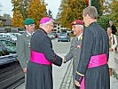 Militärkommandant Gitschthaler begrüßte den neuen Militärbischof Freistetter.