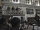 Eindrucksvolle Stimmung durch die Militärmusik Salzburg unter Militärkapellmeister Oberst Ernst Herzog.