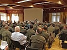Zahlreiche Milizsoldaten kamen zum Miliz-Jour Fix des Militärkommandos Tirol.
