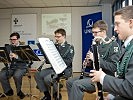 Das Ensemble 4 der Österreichischen Militärmusik begleitet den Festakt.