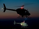 Die Helikopter kommen auch bei Nacht zum Einsatz. (Bild: Archiv)