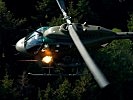 Der OH-58 Hubschrauber ist mit einem sechläufigen Maschinengewehr ausgerüstet. (Bild: Archiv)