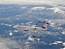 Übung: Eine Boeing 767 wurde über Salzburg abgefangen und zum Flughafen Zeltweg gelotst