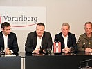 V.l.: Wallner, Doskozil, Schwärzler und Konzett.