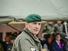 Bataillonskommandant Oberst Volkmar Ertl ließ bei seiner Ansprache sechs Jahrzehnte Pioniere in Kärnten Revue passieren.
