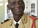 Capitaine Innocent Massé, Bataillonskommandant der zentralafrikanischen Streitkräfte.