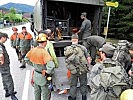 120 Soldaten helfen in der Steiermark.