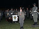 Die Militärmusik Kärnten bei der Aufführung des "Großen Österreichischen Zapfenstreiches".