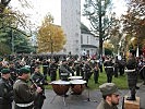 Der "Große Österreichische Zapfenstreich" wurde von der Militärmusik Vorarlberg gespielt.
