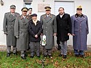 Oberst Gann, Brigadier Gruber, Hofrat Feingold, Brigadier Hufler, Gemeinderat Lankes und Markus Lechner - Obmann des Rainerbundes.