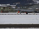 Eurofighter "cleared for take off" am Militärflugplatz Zeltweg.