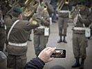 Die Militärmusik Niederösterreich begeisterte das Publikum mit dem Platzkonzert.