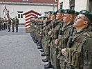Die Grundwehrdiener des Militärkommandos und des Jägerbatailons 24.