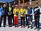 Die Gewinner der Biathlon-Staffel der Damen.