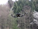 Vorführung der Drohne, die derzeit in Feldbach erprobt wird.