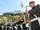 Eröffnet wurde die Party von der Militärmusik Salzburg.