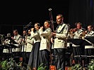 Die Solisten der Militärmusik Tirol bei ihren Darbietungen.