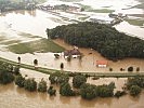 Sommer 2002: Weite Landstriche fielen dem Hochwasser zum Opfer.