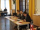: Botschafterin Nincic, OSZE-Generalsekretär Greminger und Botschafter Raunig eröffnen den Workshop.