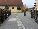 Oberst Köffel dankte den Milizsoldaten für den gezeigten Einsatz bei der Waffenübung.