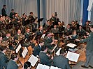 Die Militärmusik Vorarlberg bei einem Benefizkonzert.