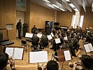Dienstaufsicht bei der Probe zum Frühlingskonzert der Gardemusik.