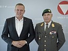 Minister Mario Kunasek bestellt Brigadier Anton Waldner zum neuen Militärkommandanten von Salzburg.