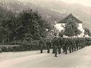 Vorarlberger Soldaten bei einem Marsch.