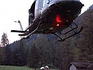 Mit Unterstützung der Kuchler Feuerwehr und dem Einsatz von Bundesheer-Hubschraubern...