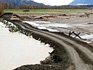 Der Dammbruch bei Waidegg ist geschlossen.