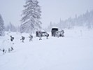 Vorbereitung auf die Teilnahme an einer Übung in Norwegen: Kälte und Schnee sind dabei die Lehrmeister.