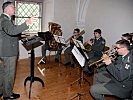 Ein Ensemble der Militärmusik unter der Leitung von Vizeleutnant Andreas Gamper umrahmte den Gottesdienst.