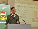 Brigadier Wolfgang Peischl bei seinen Ausführungen.